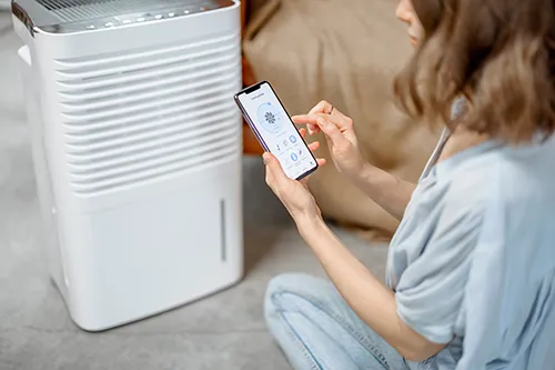 Selection option on Dehumidifier | Jordans Flooring