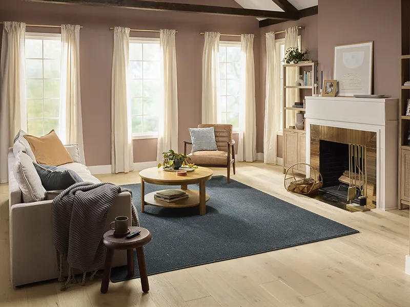 Rug in Living Room | Jordans Flooring in Canada