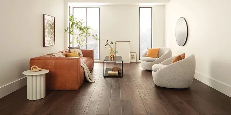 Vinyl flooring in living room | Jordans Flooring